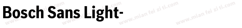 Bosch Sans Light字体转换